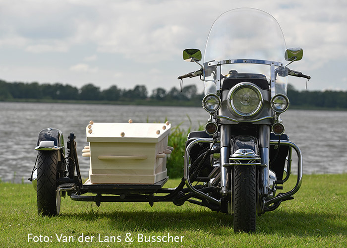 Rouwvervoer met een motor